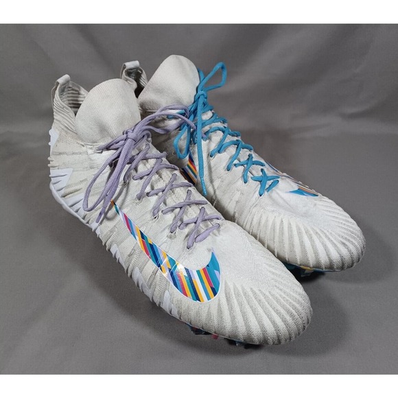 Nike Shoes Mens Sz 17 Alpha Menace Pro Crucial Catch Football Cleat AV4105-100 - Picture 5 of 10